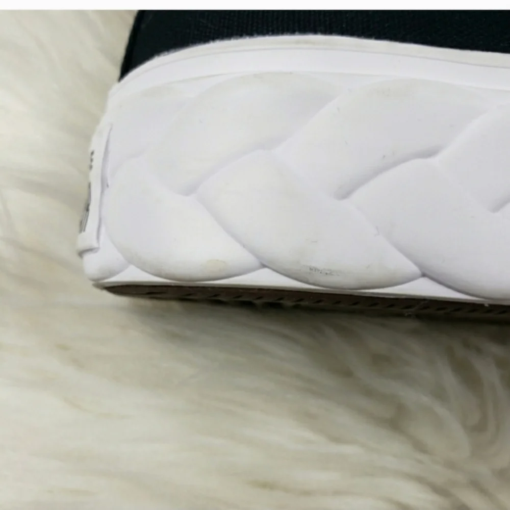 Converse Black and White Platform Low Top Sneakers